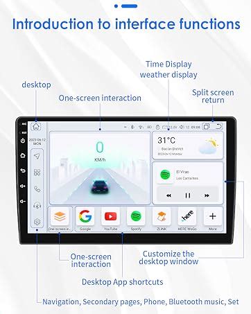 Amazon Hizpo Core Din Car Stereo Radio Wireless Carplay