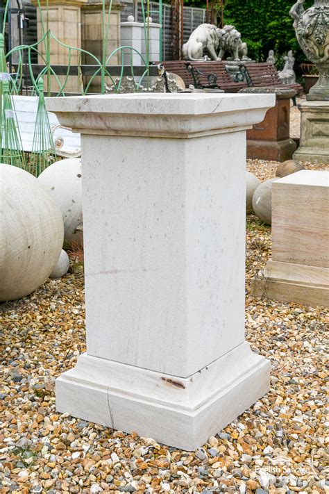 Tall Weathered Sandstone Plinth