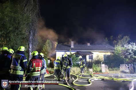 Kreisfeuerwehrverband Segeberg Einsatz Ausgedehnter Kellerbrand In