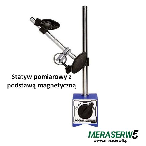 Aparatura pomiarowa Statyw pomiarowy z podstawą magnetyczną