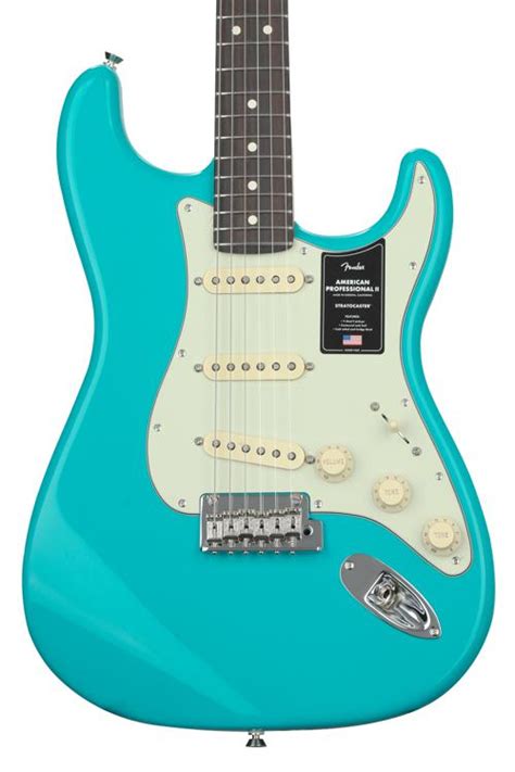 Fender American Professional Ii Stratocaster Miami Blue With Rosewood Fingerboard Sweetwater