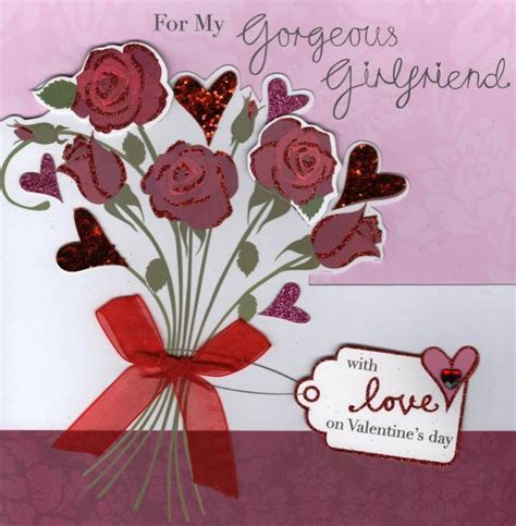 Gorgeous Girlfriend Valentines Day Card Cards Love Kates