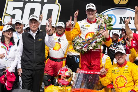 Josef Newgarden Wins His First Indy Gives Roger Penske His Th