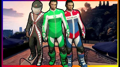 Gta New Cunning Stunts Outfits Racing Suits Biker Suits Youtube