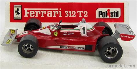 POLITOYS POLISTIL FX9 Escala 1 25 FERRARI F1 312 T2 N 1 NIKI LAUDA RED