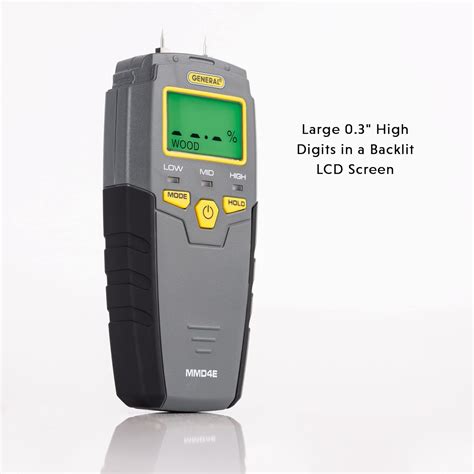 General Tools MMD4E Medidor Digital De Humedad Detector De Fugas De