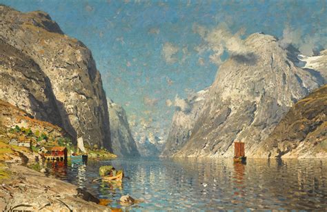 Eilert Adelsteen Normann A Norwegian Fjord Mutualart