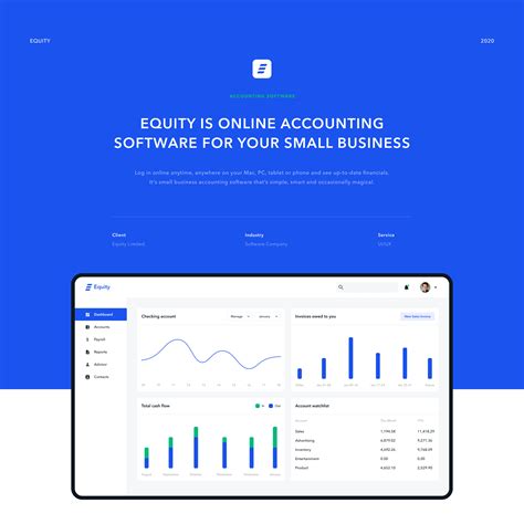 Equity - A Online Accounting Software Design :: Behance