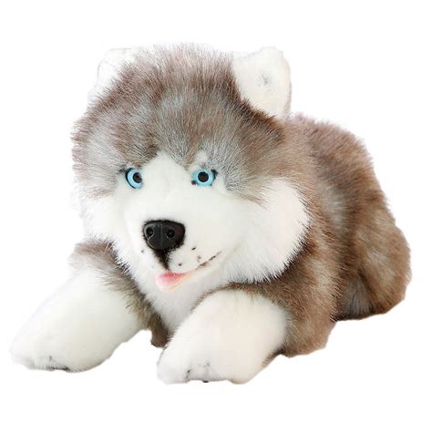 Siberian Huskystuffed Animal Plush Toy Marbles By Bocchetta Plush