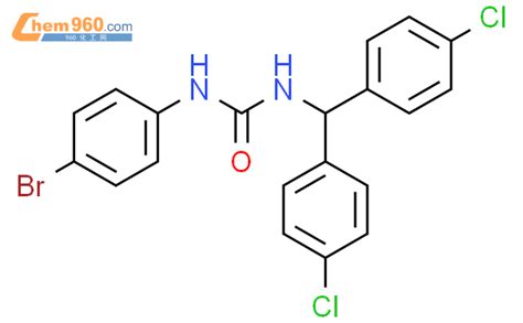 612492 61 2 Urea N bis 4 chlorophenyl methyl N 4 bromophenyl 化学式