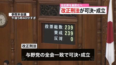 性犯罪を厳罰化へ 改正刑法が可決・成立（2017年6月16日掲載）｜日テレnews Nnn