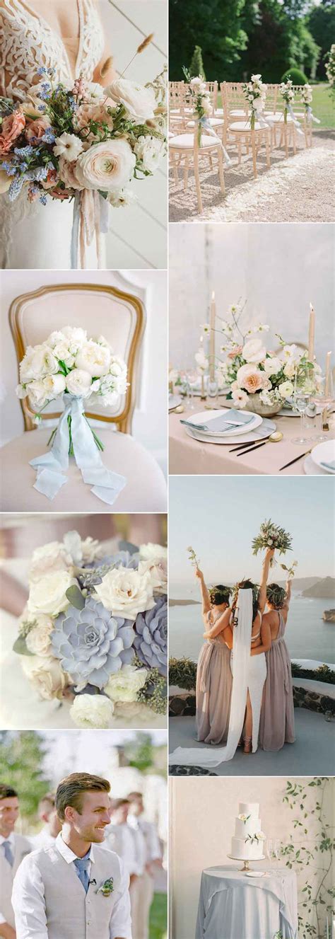 Blue & Beige Wedding Colour Scheme Ideas | Glitzy Secrets