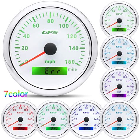 Artilaura Veloc Metro Gps Colores In Pulgadas Mph