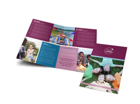 Outdoor Summer Camp Brochure Template Mycreativeshop