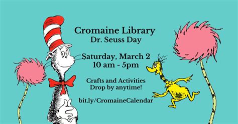 Cromaine Library-Dr. Seuss Day! - Hartland Living