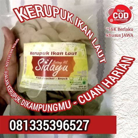 Jual Kerupuk Ikan Di Bekasi Harga Terbaru Toko Agen Sedia Grosir