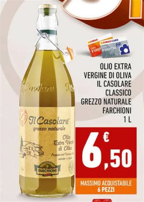 OLIO EXTRA VERGINE DI OLIVA IL CASOLARE CLASSICO GREZZO NATURALE