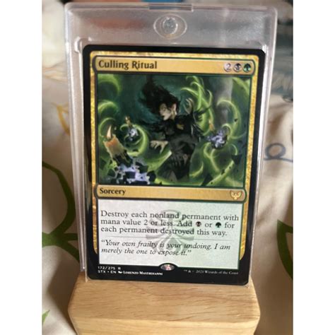 Mtg Card Culling Ritual Magic The Gathering Edh Model Stx Ex Nm Condition Shopee Malaysia