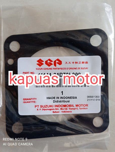 Jual Paking Gasket Blok Cylinder Head Atas Original Sgp Satria 2 Tak