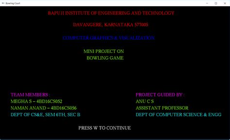 GitHub - meghas19/OpenGL_Project: Bowling Game using OpenGL (glut.h ...