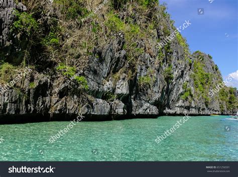 Landscape Blue Lagoon Palawan Philippines Palawan Stock Photo 651256591