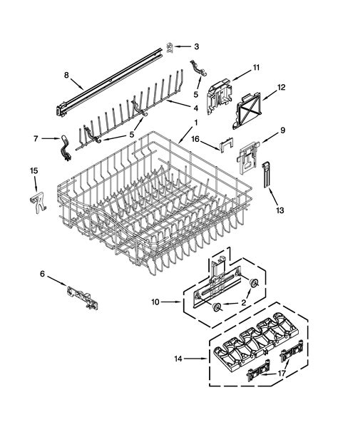 Kenmore Elite Dishwasher Parts Upper Rack | Reviewmotors.co