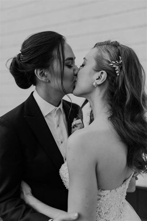 The Bun Lesbian Wedding Lgbtq Wedding