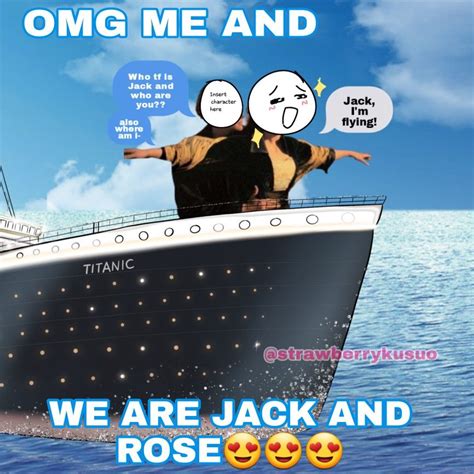 TITANIC MEME TEMPLATE BY ME PLS CREDIT☝️ | Meme template, Funny doodles ...