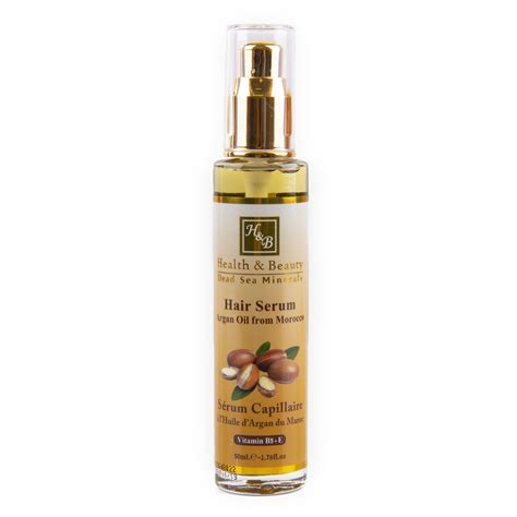 Serum capillaire huile argan 50ml HEALTH BEAUTY à prix dégriffé