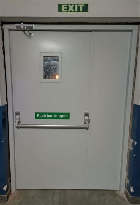 Mild Steel Fireproof Emergency Exit Door Powder Coated At Rs