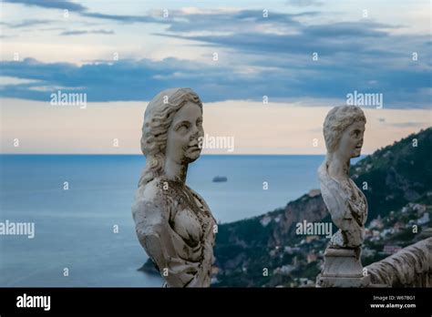 Statues From The Belvedere The So Called Terrazza Dell Infinito The