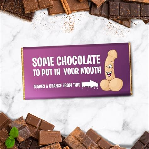 Some Chocolate To Put In Your Mouth Funny Chocolate Bar Etsy New Zealand