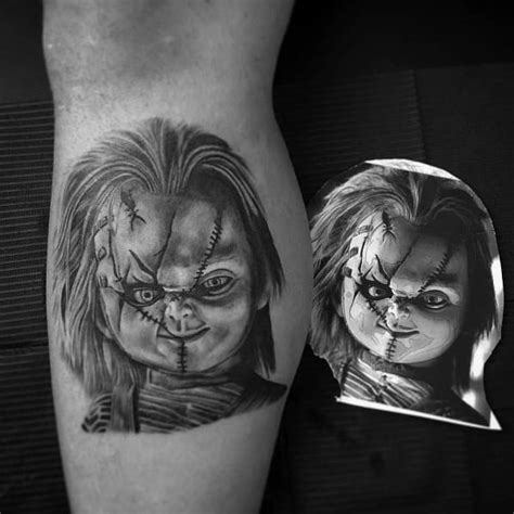 Chucky Tattoo Drawing Outline Chucky Tattoo Outline - officefurnitureasap