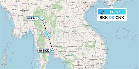 PG217 Flight Status Bangkok Airways: Bangkok to Chiang Mai (BKP217)