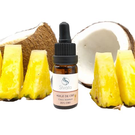 Huile de CBD 20 Coco Ananas Pour ma planète Sivaïa