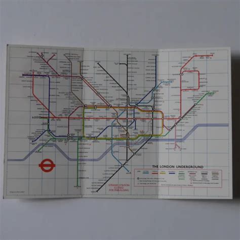 London Transport Underground Tube Map Diagram Of Lines No Ref