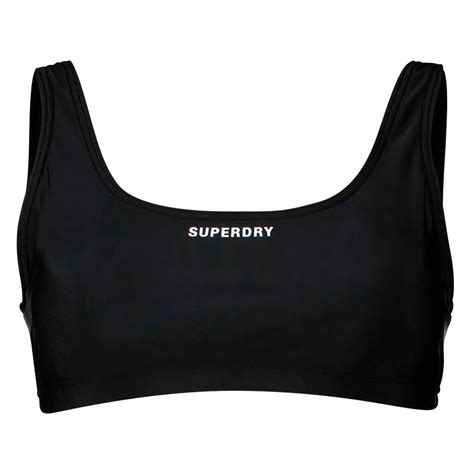 Superdry Code Essential Bikini Top Black Dressinn