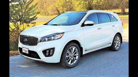 2016 Kia Sorento SXL V6 AWD Start Up Review And Tour YouTube