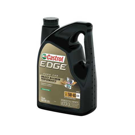 Castrol Edge Full Synthetic Motor Oil 5W 40 Quart 15D932 50 OFF