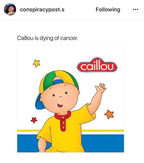 Caillou Cancer - CancerWalls