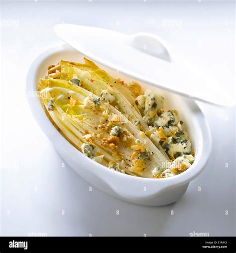 Chicory With Roquefort Stock Photo Alamy