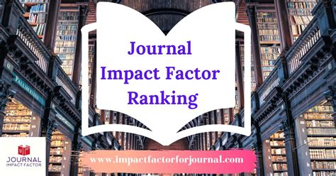 Journal Impact Factor Ranking Journal Impact Factor