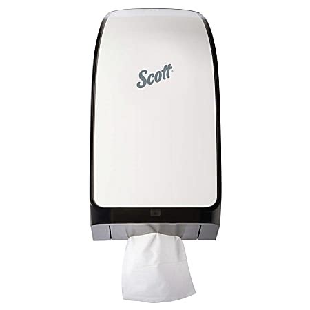 Scott Hygienic Bathroom Tissue Dispenser White 1 Dispenser Office Depot