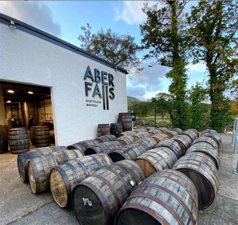 Aber Falls is home to a single malt Welsh whisky evoking North Wales ...