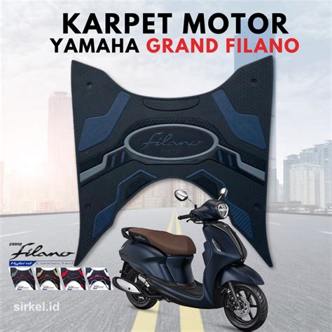 Jual Karpet Alas Kaki Motor Yamaha Grand Filano Bahan Karet Premium