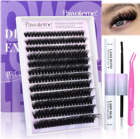 Amazon Eyelash Extension Kit 280pcs DIY Individual Lash Cluster