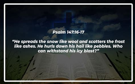 Notable Bible Verses About Snow Bible Repository