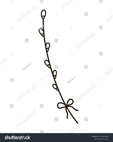 Pussy Willow Black Images Stock Photos Vectors Shutterstock