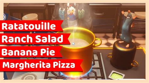 Ratatouille Ranch Salad Pizza Margherita Recipe Disney Dreamlight