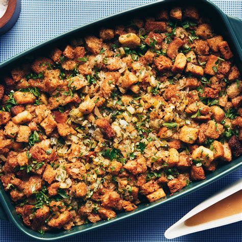 The Best Vegetarian Stuffing Ever Recipe Epicurious